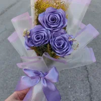 دسته گل روبانی کادویی|گل مصنوعی|ایلام, |دیوار