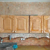 کابینت فلزی طرح چوب در حد نو