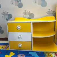 تخت نوزاد،تخت نوجوان،کمد،میز|تخت و سرویس خواب|کرمان, |دیوار