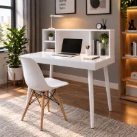 میز تحریر یک متری کتابخانه دار قیمت تولیدی