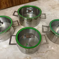 ست ۸ پارچه قابلمه استیل TAC