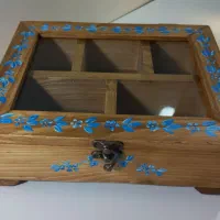 باکس تی بگ تمام چوب نقاشی شده|صنایع دستی و سایر لوازم تزئینی|بجنورد, |دیوار