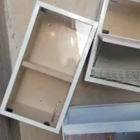 کابینت فلزی سالم هود و درب حمام همگی سالم|آب‌چکان و نظم‌دهنده ظروف|نهاوند, |دیوار