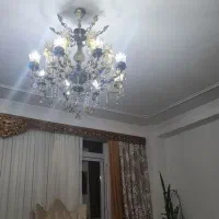 لوستر برنزی سنگین ۱۶ شاخه|لوستر و چراغ آویز|تبریز, |دیوار
