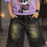 تیشرت + شلوارک جین