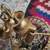 آباژور ایستاده و لوستر شیک|چراغ خواب و آباژور|سمنان, |دیوار