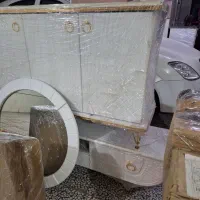 میز تی وی با ایینه کنسول در حد نو|میز تلویزیون|الوند, |دیوار