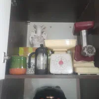 آبمیوه گیر چرخ گوشت ناسیونال سطل پلاستیکی فلزی