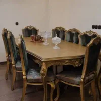 مبل استیل خیلی نو با نهارخوری 8 نفره|مبلمان خانگی و میز عسلی|تهران, آجودانیه|دیوار