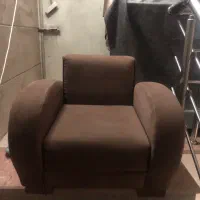 در حد مبل کودک صورتی و قهوه ای