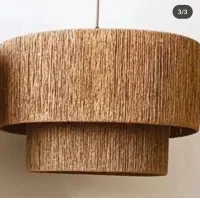 لوستر و آباژور رافیا|لوستر و چراغ آویز|نسیم‌شهر, |دیوار