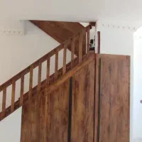 دکور چوب و MDF|کتابخانه، شلف، قفسههای دیواری|کرمان, |دیوار