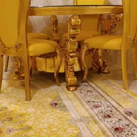 میز نهار خوری چهار نفره سلطنتی پلیمری|میز و صندلی غذاخوری|ایلام, |دیوار