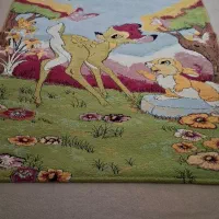 گلیم اتاق کودک کاملا نو و شسته شده جنس خوب