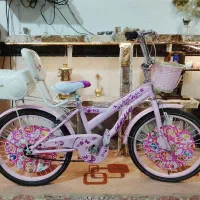 دوچرخه سایز ۲۰دخترانه درحد نونونو بسیار خوشرنگ