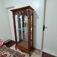 بوفه و ویترین آینه دار چوبی کارشده، اکباتان|بوفه، ویترین، کنسول|تهران, اکباتان|دیوار