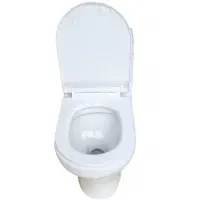 توالت فرنگی زیبا سرام خودشور دار اتومات|لوازم سرویس بهداشتی|تبریز, |دیوار