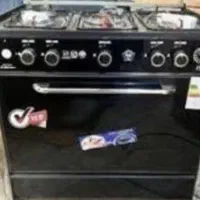 گاز پنج شعله مشکی طرح فر