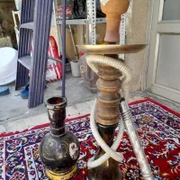 قلیان دوسیب چوب گردو اصلی تکمیل