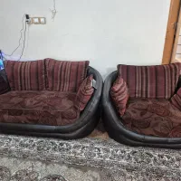 فروش مبل ۷ نفره ،آباژور ۲ عدد|مبلمان خانگی و میز عسلی|شاهین‌شهر, خانه کارگر|دیوار