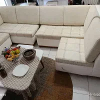 مبل 9 نفره پازلی سفارشی ساز|مبلمان خانگی و میز عسلی|اندیشه, اندیشه فاز ۴|دیوار