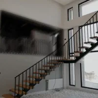 ساخت پله فلزی سنگین و دقیق برش CNC و اجرای تمیز