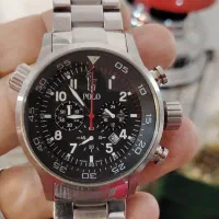 ساعت مچی پولو اصل سوییس کورنوگراف خلبانی آکبند