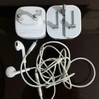 شارژر ۲۰ وات و هندزفری اورجینال آیفون با تبدیل