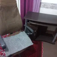 میزکامپیوتروصندلی چرخ دار|میز تحریر و کامپیوتر|سمنان, |دیوار