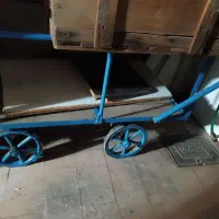 گاری بزرگ رنگ شده به علاوه قفل و کش و هدکت