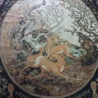 فرش ماشینی ۱۲متری در حد نو زیاد کار نکرده