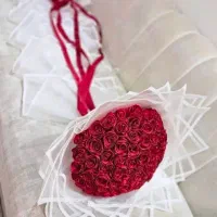 دست گل روبانی باکس پول و گل روبانی
