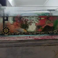 اکواریم کامل با ماهی ودستگاه