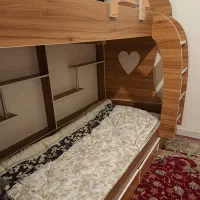 تخت دوطبقه کودک و نوجوان|تخت و سرویس خواب|شاهین‌شهر, مخابرات (شهید بهشتی)|دیوار