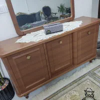 ایینه کنسول چوب|بوفه، ویترین، کنسول|مشهد, مصلی (کارمندان اول)|دیوار