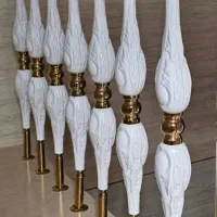 نرده استیل و درب چوبی صبوری|مصالح و تجهیزات ساختمان|کنگاور, |دیوار