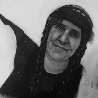 سفارش  نقاشی چهره سیاهقلم با تکنیک هایپررئال