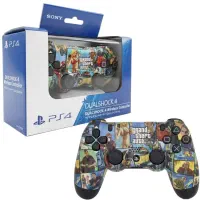 دسته بازی سونی مدل SONY DUALSHOCK PS4 طرح GTA V