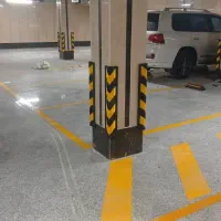خط کشی پارکینگ ضربه گیر ستون