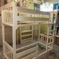 تخت کودک نوجوان چوبی مدل دریا تختخواب|تخت و صندلی بچه|مشهد, ده دی|دیوار