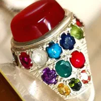 انگشتر نقره جواهری