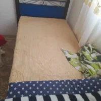 تخت خواب یک نفر فلزی