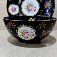 قاب قدح سرمه ای انتیک