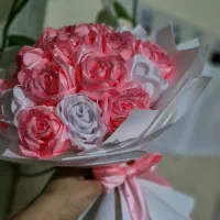 گل با روبان|گل مصنوعی|یاسوج, |دیوار