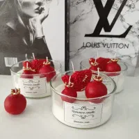 شمع دست‌ساز زیبا