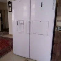 یخچال دوقلو طرح ساید معاوضه باماشین یا موتور سالم