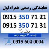 خط رند سیم کارت همراه اول دایمی 0915.350.71.21