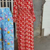 ساحلی،تیشرت نخی،شلوار راحتی، شومیز