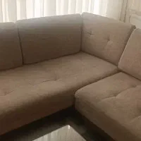 مبل راحتی ال به همراه میز جلو مبلی با شیشه|مبلمان خانگی و میز عسلی|تهران, شهرک غزالی|دیوار