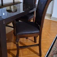 میز ناهارخوری ۴ نفره چوبی|میز و صندلی غذاخوری|شهریار, شهرک وائین|دیوار